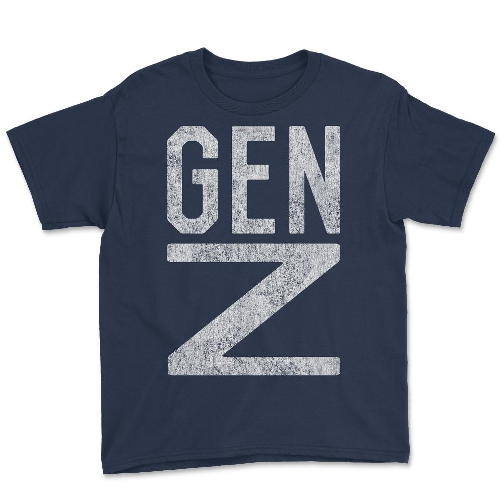Retro Generation Z - Youth Tee - Navy
