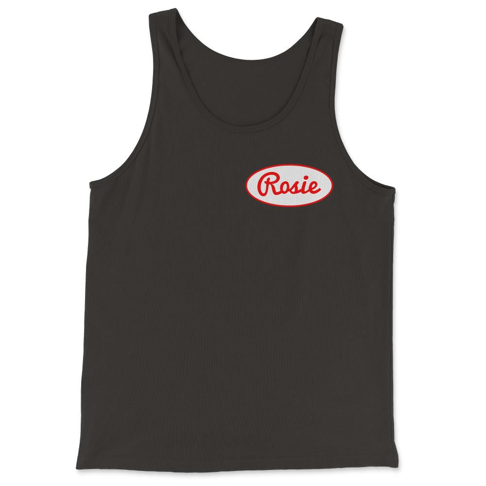 Rosie The Riveter Costume Front - Tank Top - Black