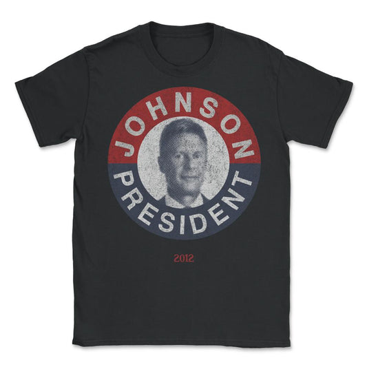 Gary Johnson for President 2012 Retro - Unisex T-Shirt - Black