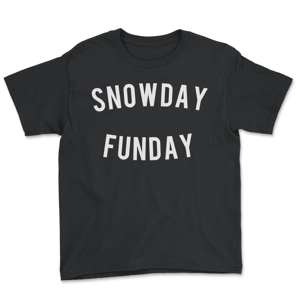 Snowday Funday - Youth Tee - Black