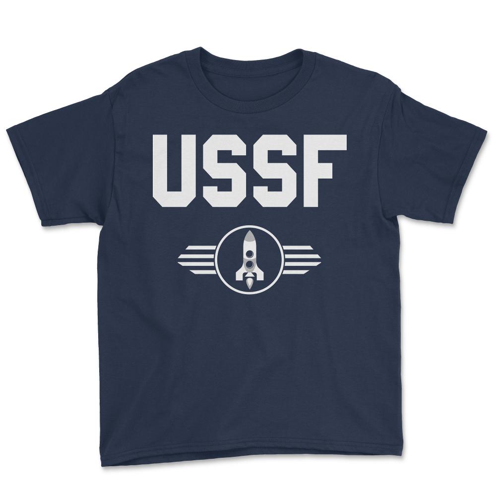 United States Space Force USSF - Youth Tee - Navy