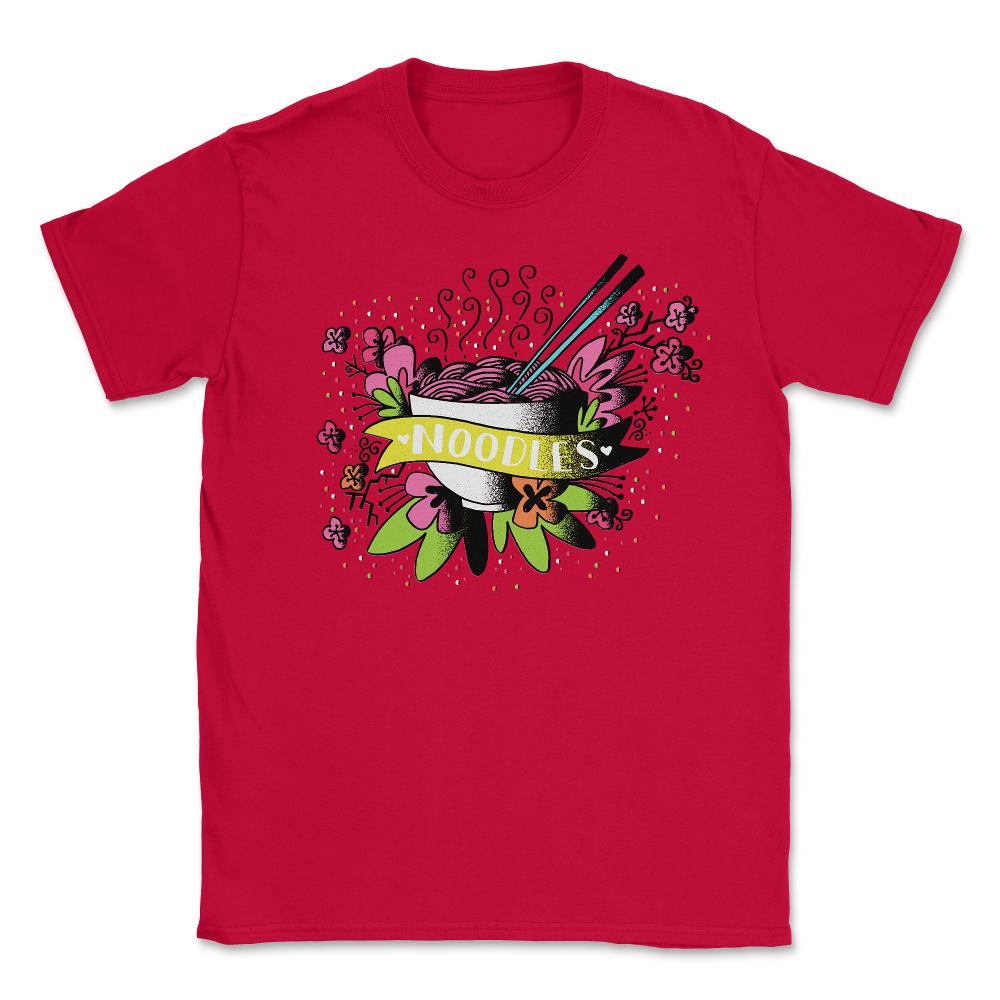 Dia De Los Noodles - Unisex T-Shirt - Red