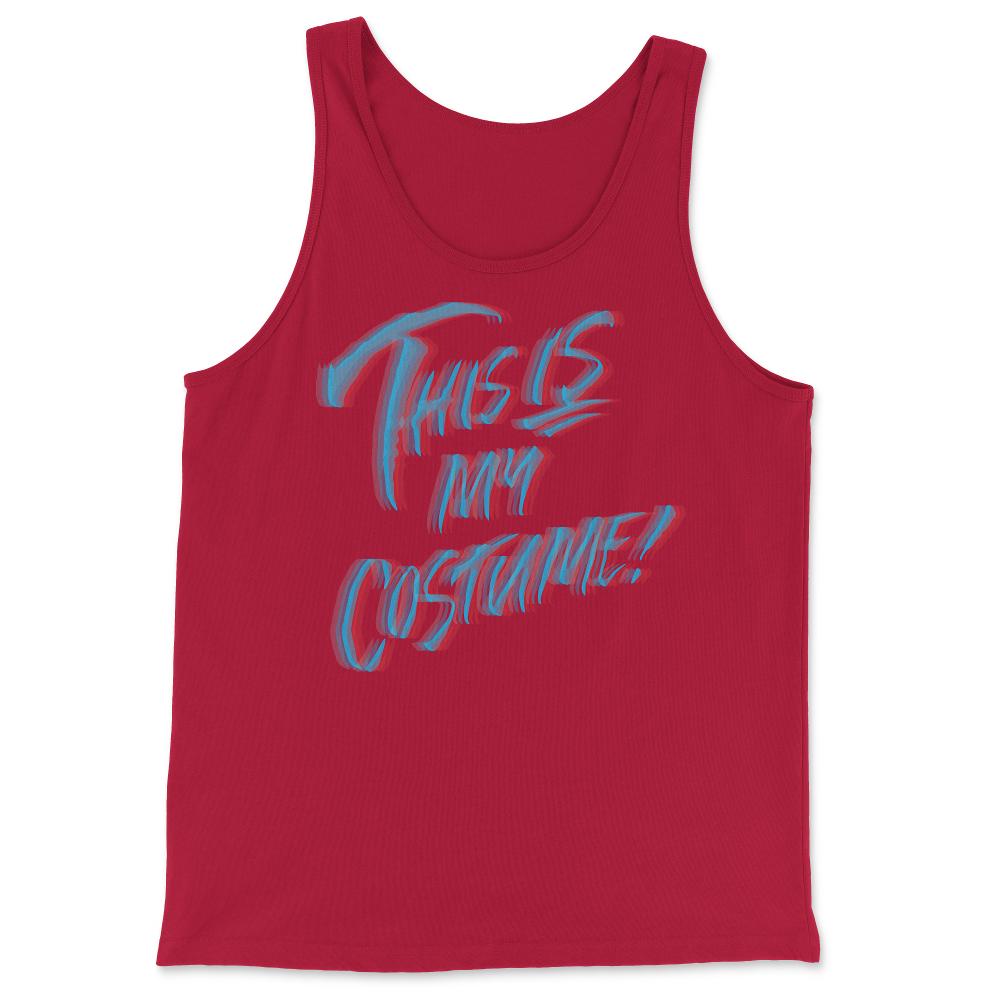 This Is My Costume 3D - Tank Top - Red