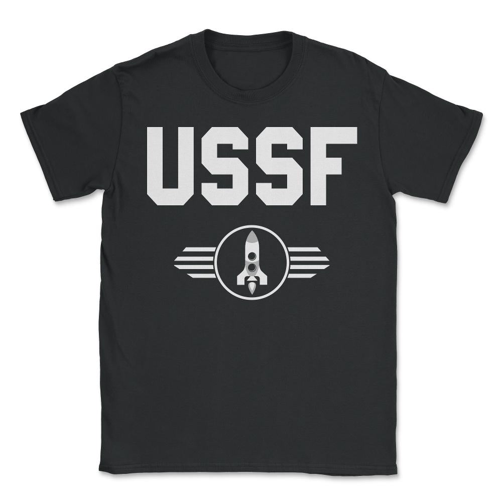 United States Space Force USSF - Unisex T-Shirt - Black