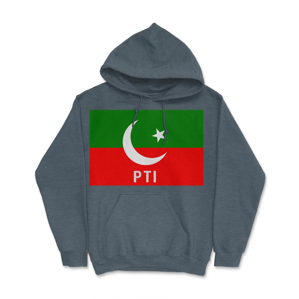 Pakistan PTI Party Flag - Hoodie - Dark Grey Heather