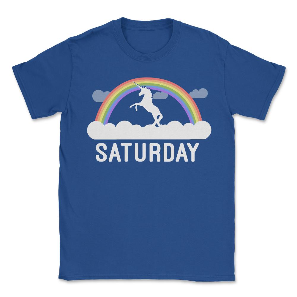 Saturday - Unisex T-Shirt - Royal Blue