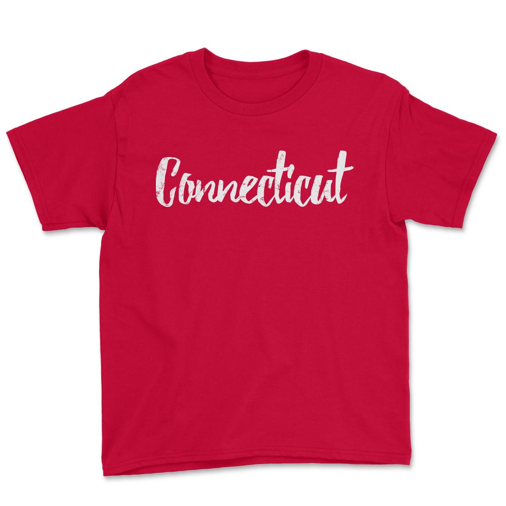 Connecticut - Youth Tee - Red