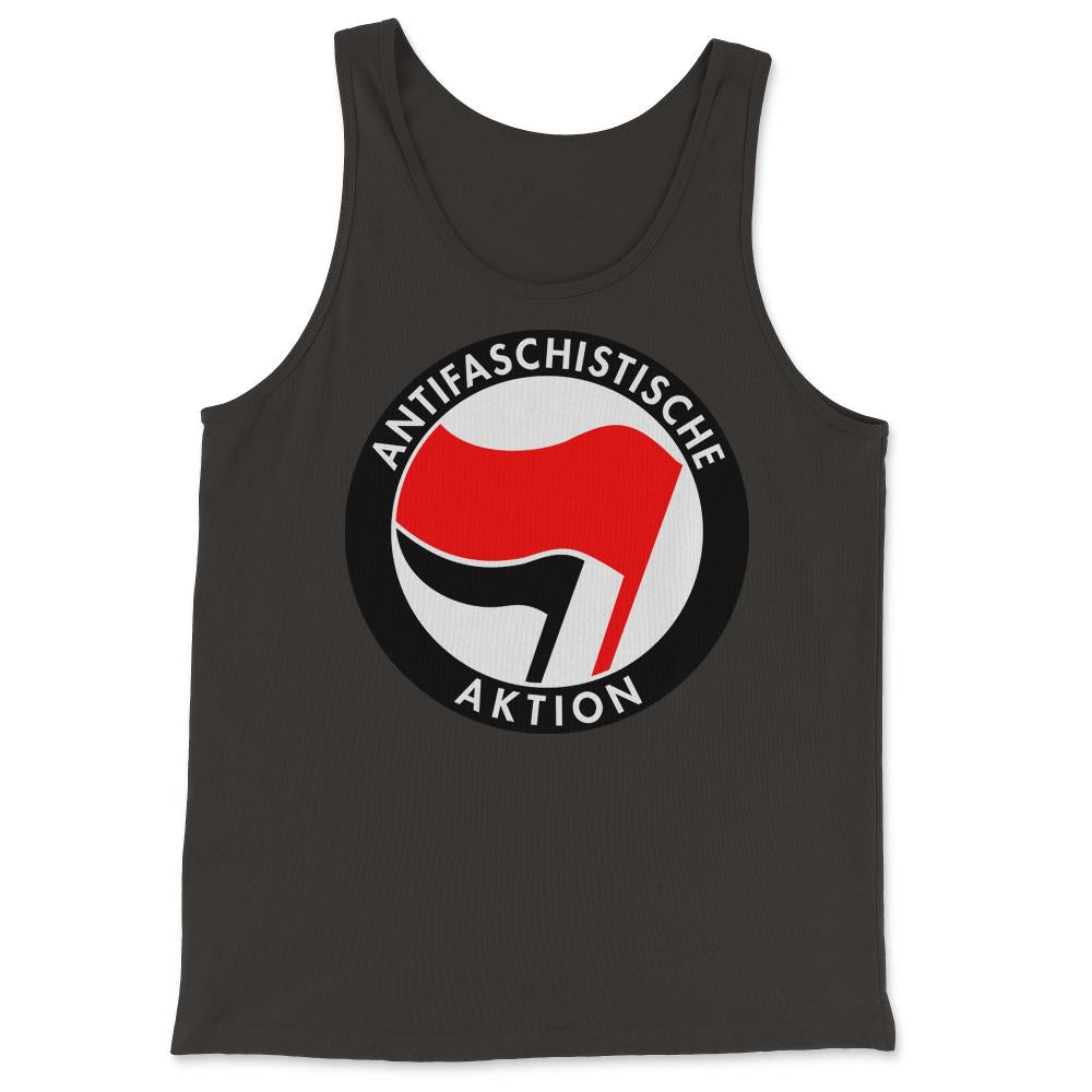 Retro Germany Antifaschistische Aktion Anti-Fascist - Tank Top - Black