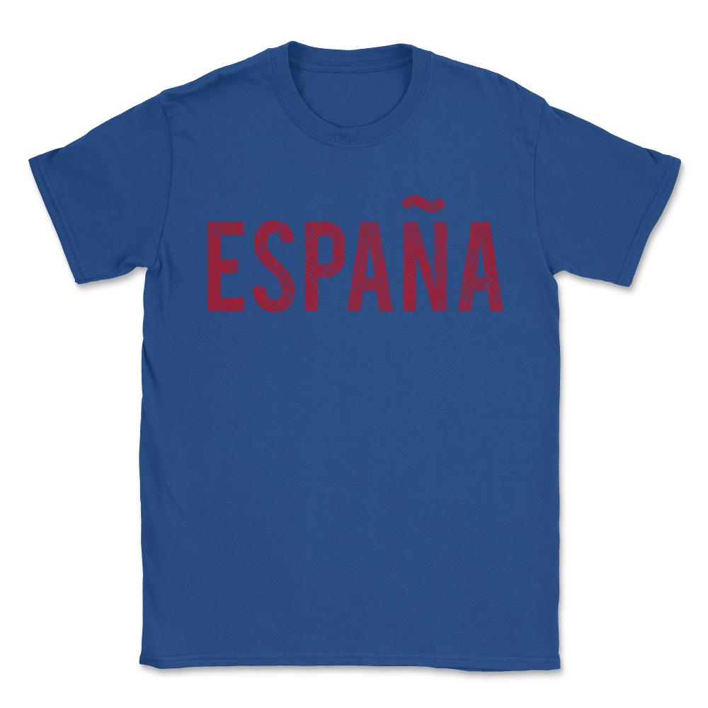 Spain Espana Retro - Unisex T-Shirt - Royal Blue