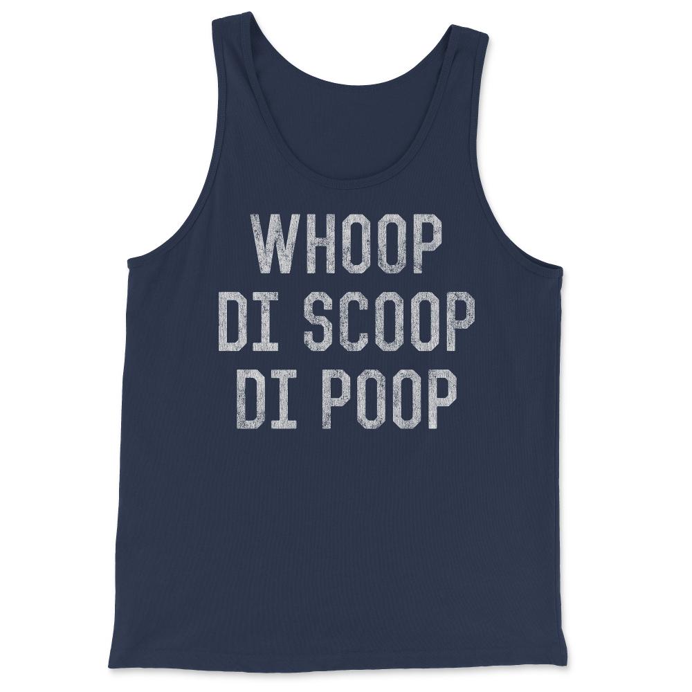 Whoop Di Scoop Di Poop - Tank Top - Navy