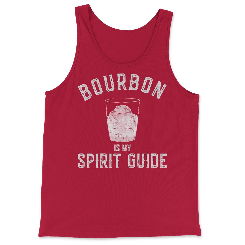 Bourbon is My Spirit Guide - Tank Top - Red