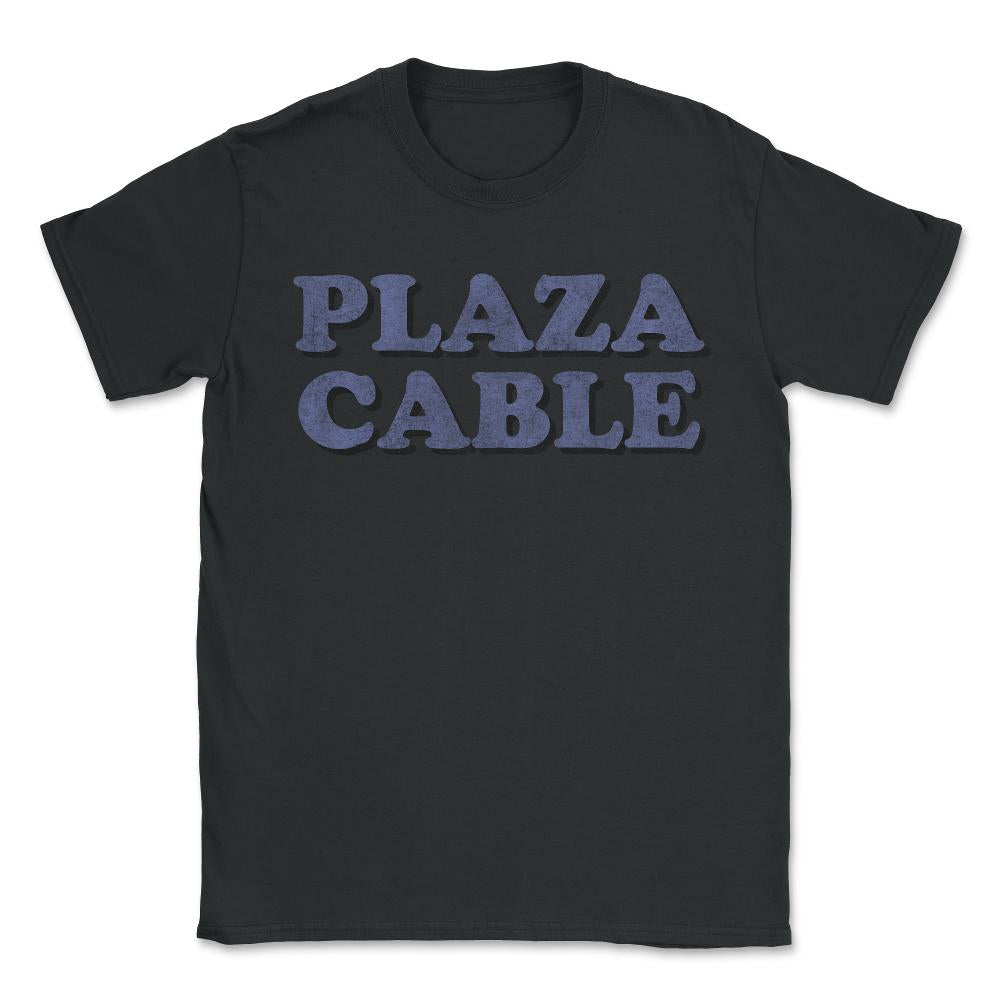 Retro Plaza Cable - Unisex T-Shirt - Black