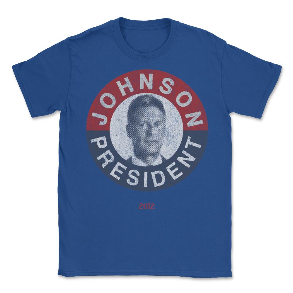 Gary Johnson for President 2012 Retro - Unisex T-Shirt - Royal Blue