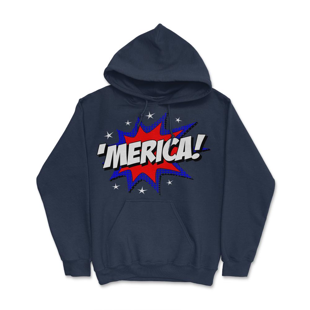 'Merica America - Hoodie - Navy