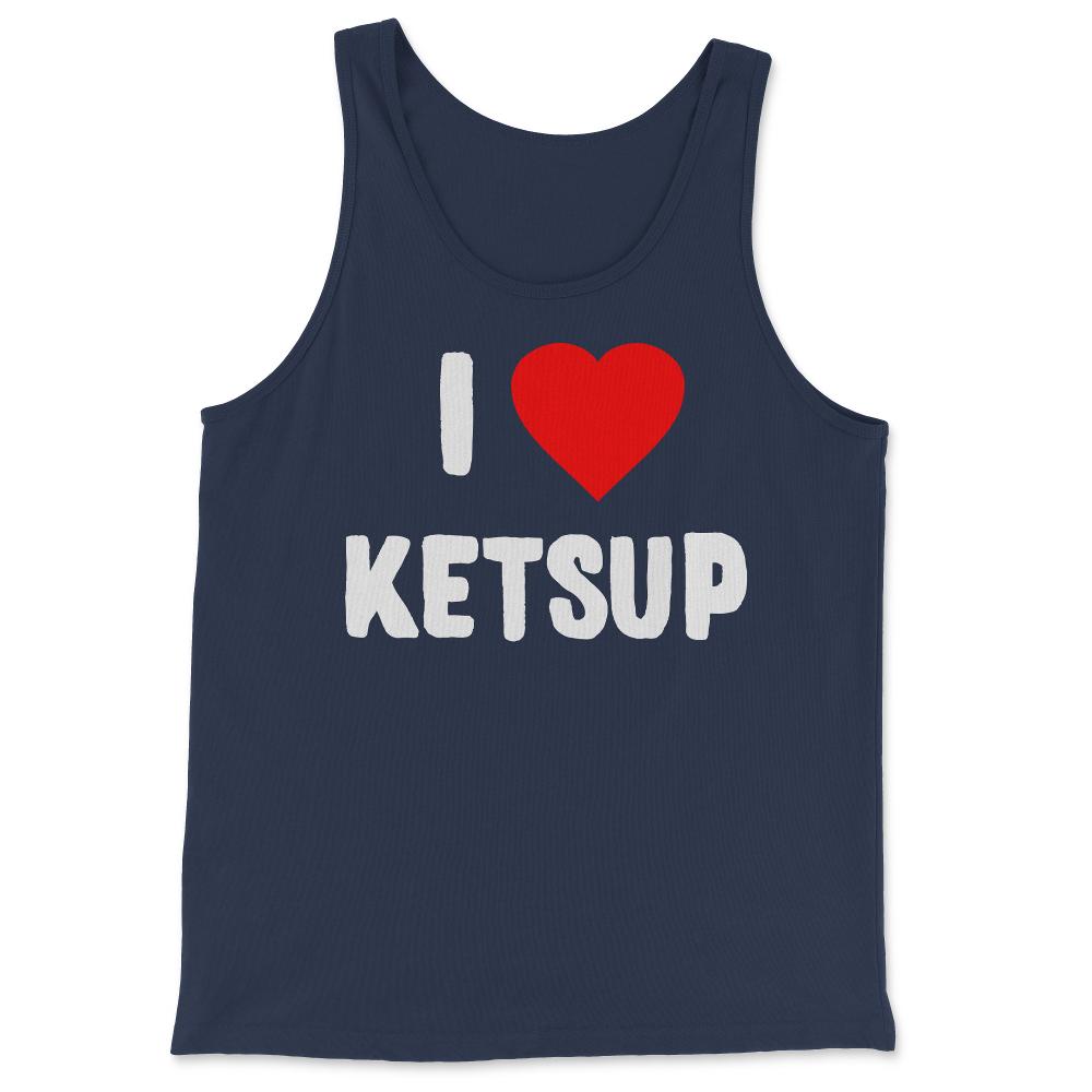 I Love Ketsup - Tank Top - Navy