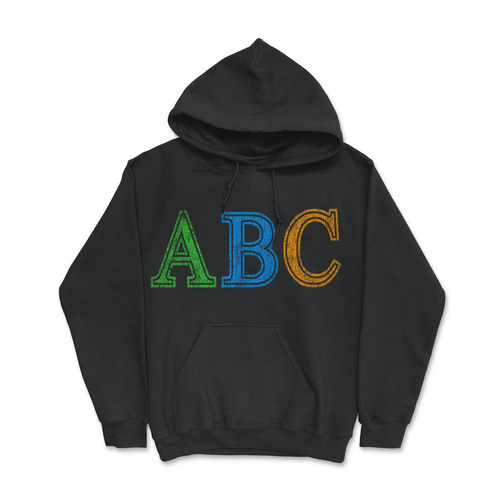 ABC Retro - Hoodie - Black
