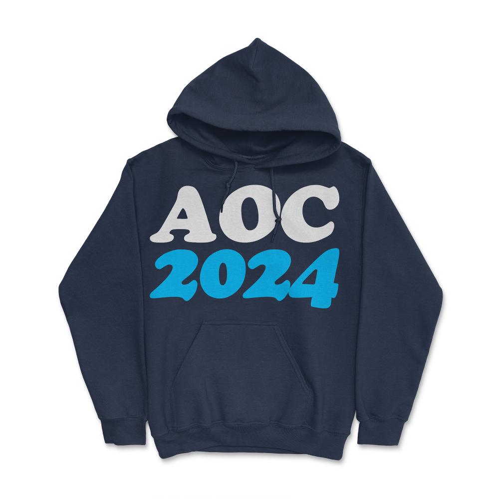 AOC Alexandria Ocasio-Cortez 2024 - Hoodie - Navy