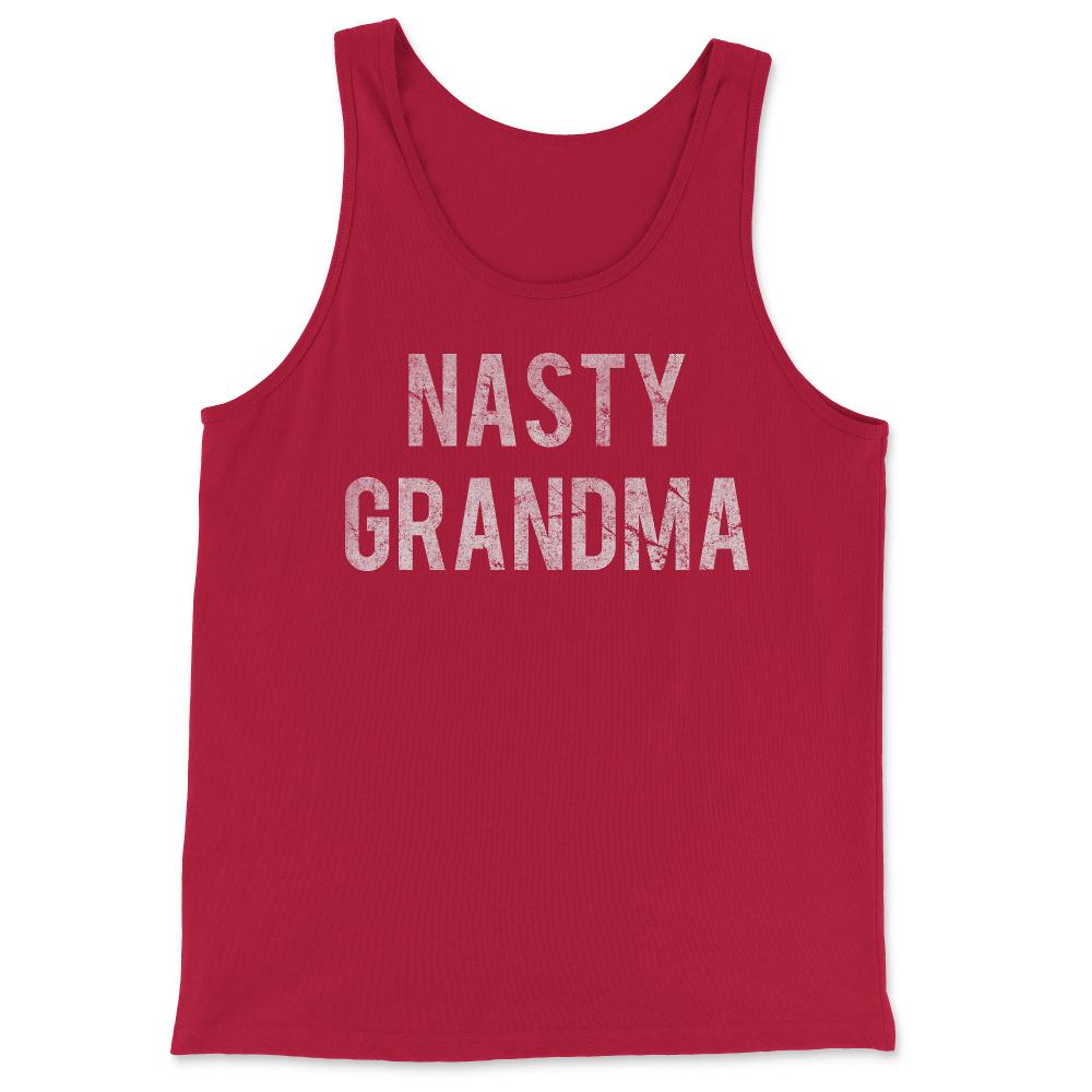 Nasty Grandma Retro - Tank Top - Red