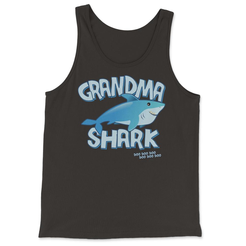 Grandma Shark Doo Doo Doo - Tank Top - Black