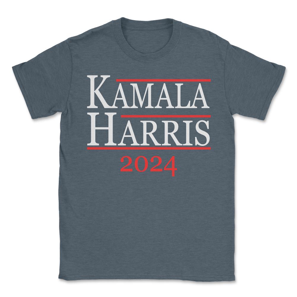 Kamala Harris For President 2024 - Unisex T-Shirt - Dark Grey Heather