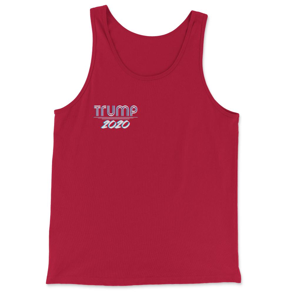 Trump 2020 3D Effect - Tank Top - Red