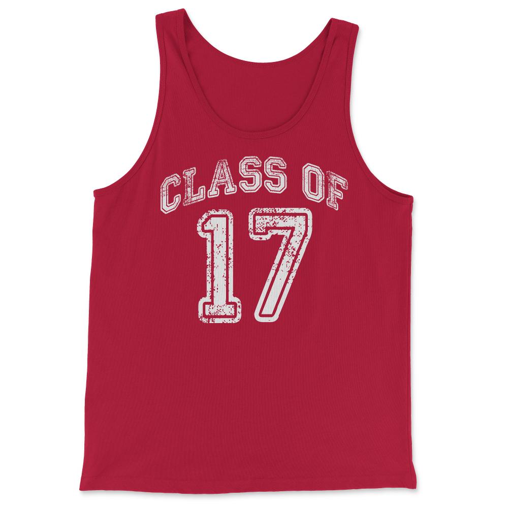 Class Of 2017 - Tank Top - Red
