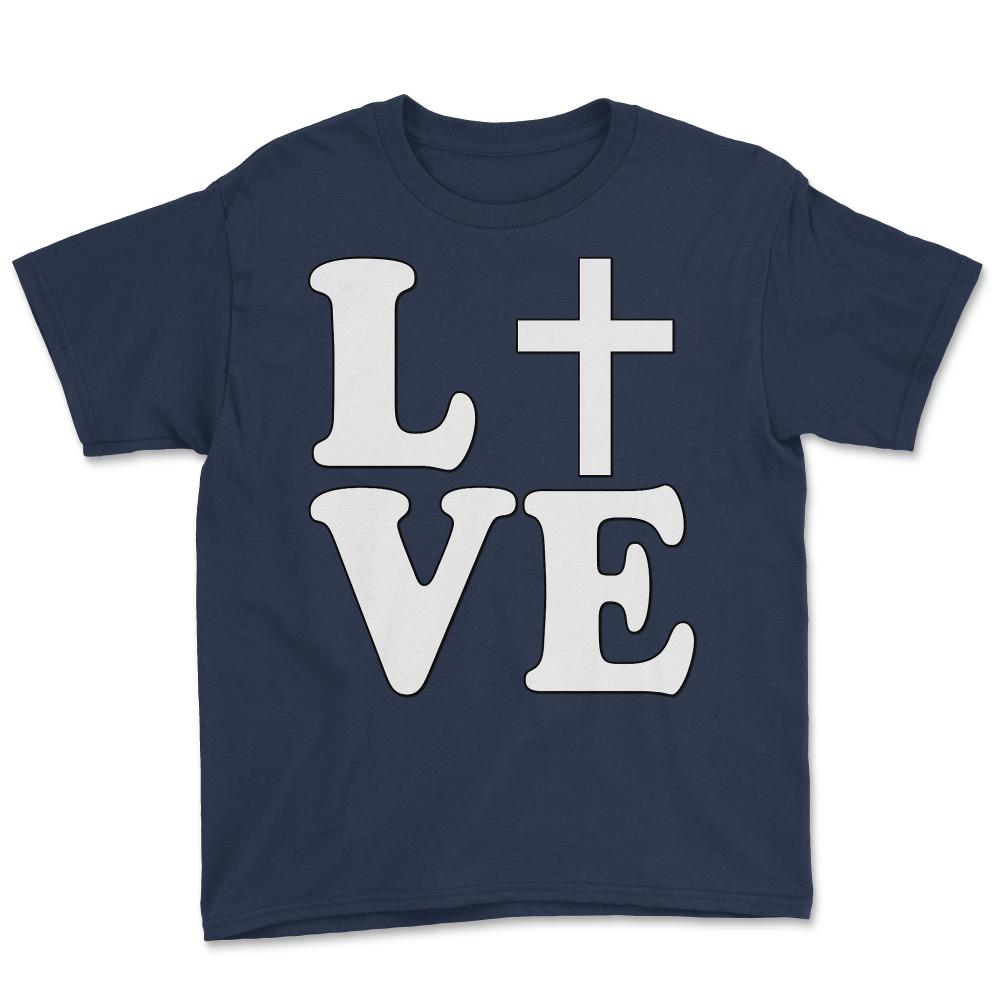 Jesus Is Love - Youth Tee - Navy