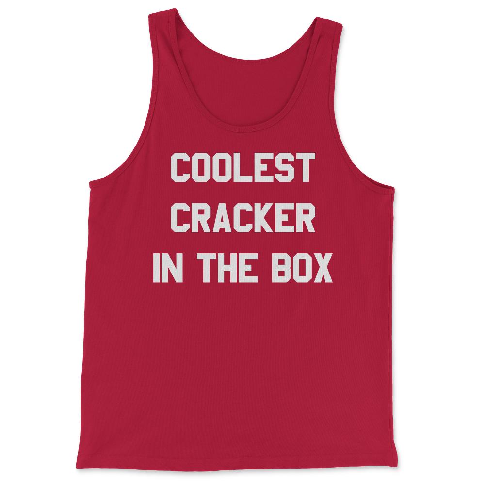 Coolest Cracker In The Box - Tank Top - Red