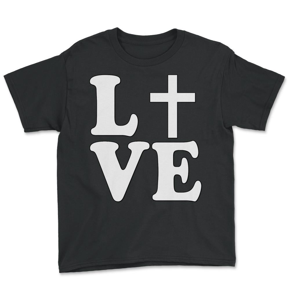 Jesus Is Love - Youth Tee - Black