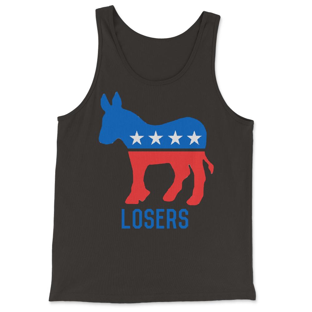 Democrat Donkey Losers - Tank Top - Black