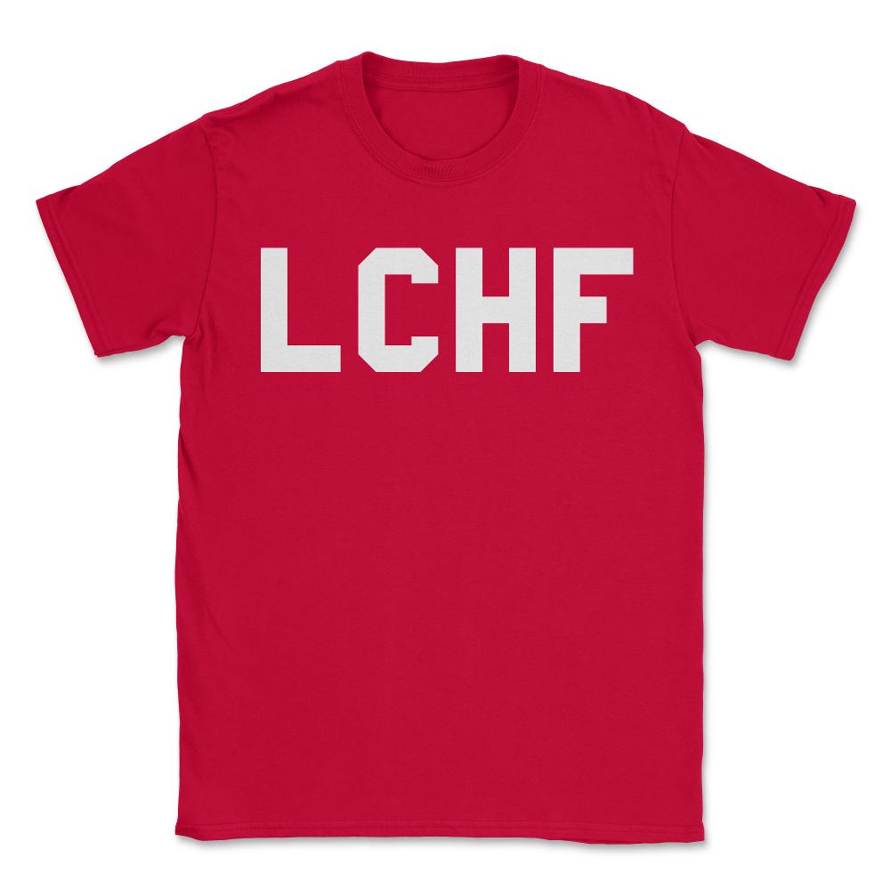 Lchf Low Carb High Fat - Unisex T-Shirt - Red