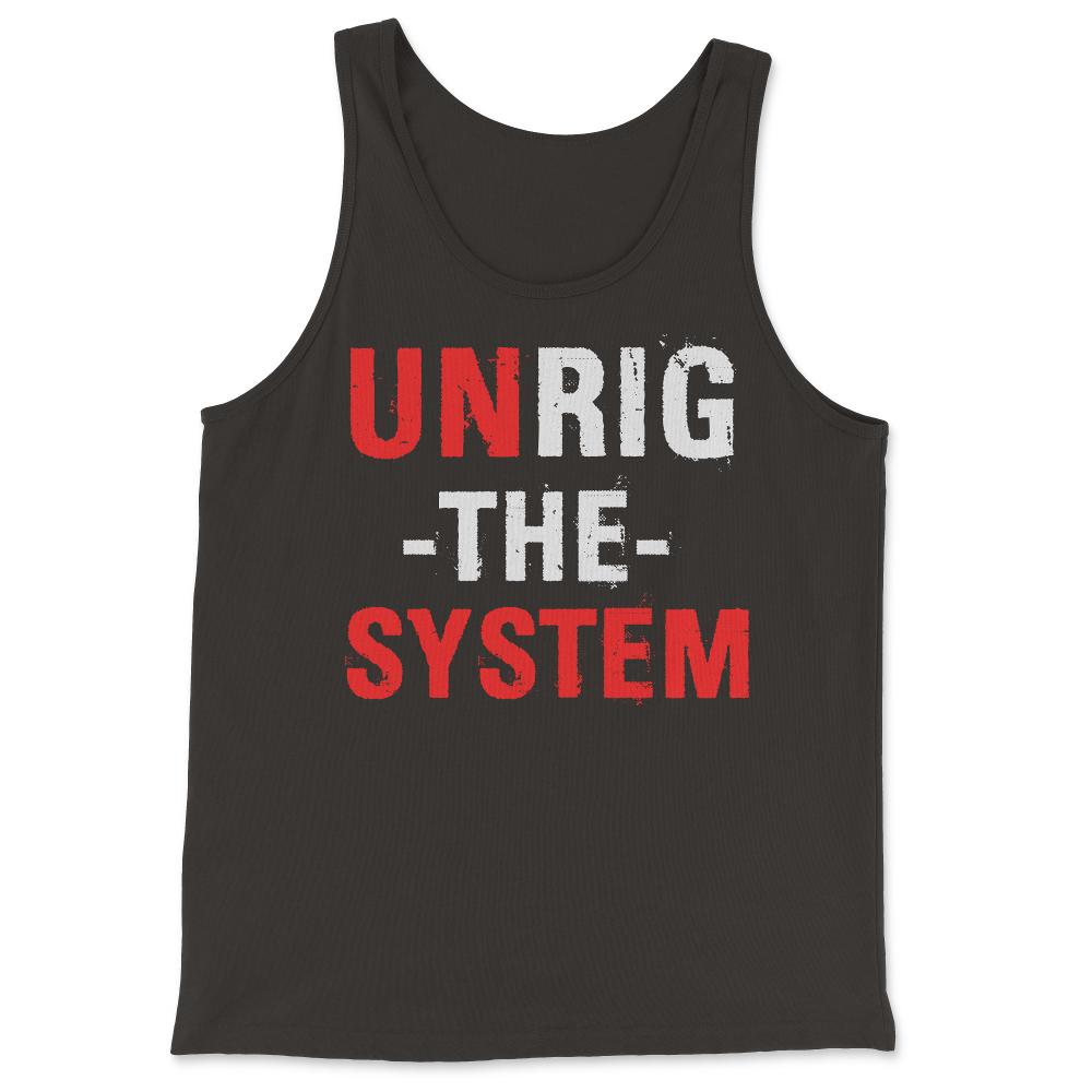 Unrig The System - Tank Top - Black
