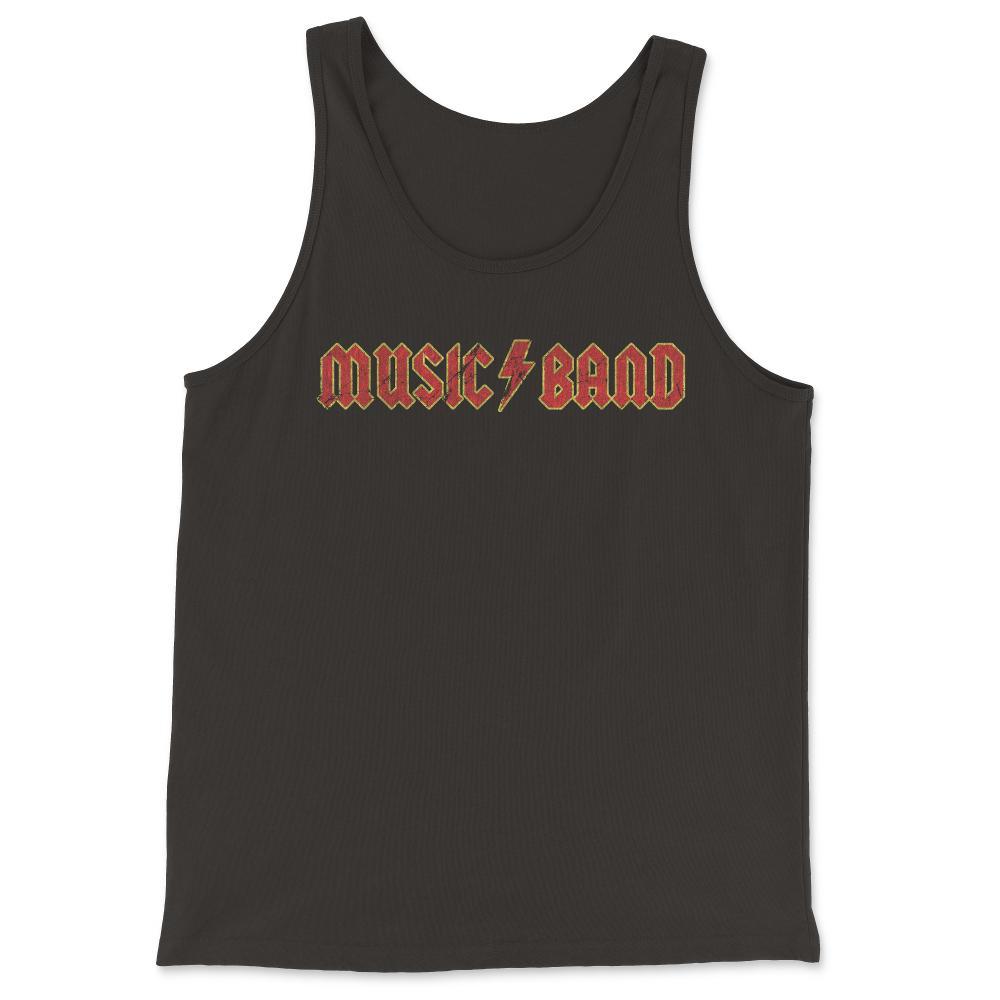 Music Band Distressed Sarcastic Funny - Tank Top - Black