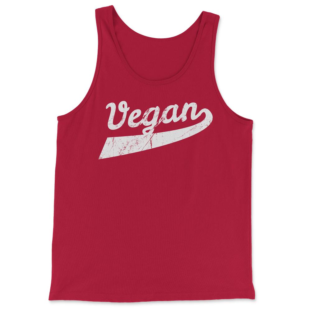 Vegan - Tank Top - Red