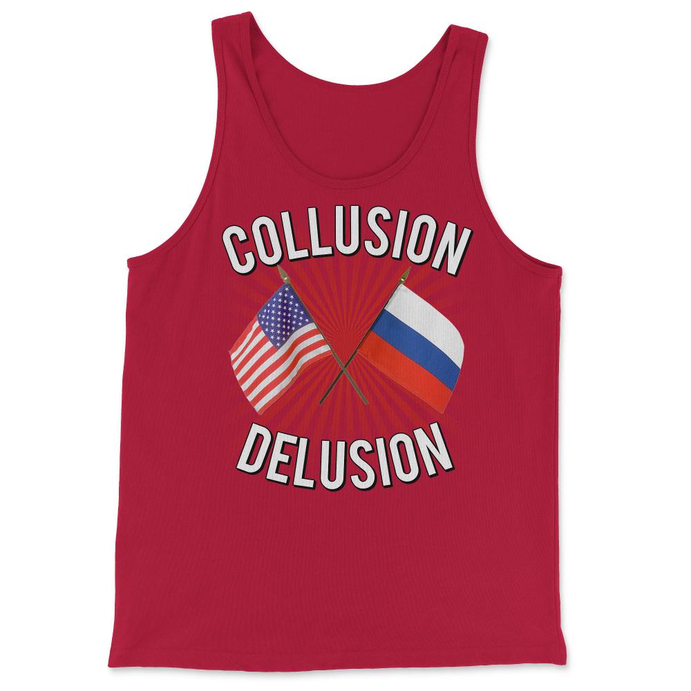 Collusion Delusion Pro-Trump - Tank Top - Red