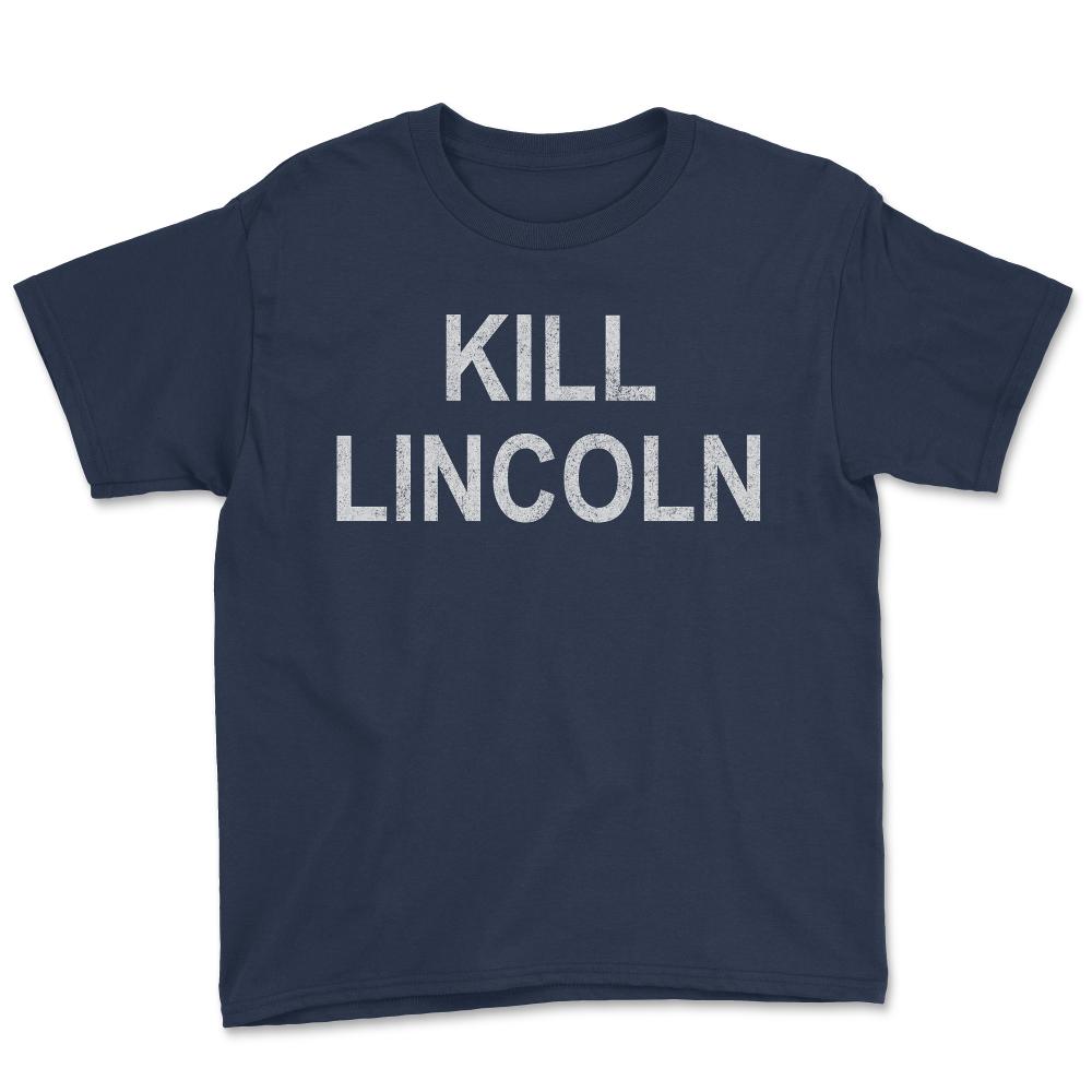 Kill Lincoln Retro - Youth Tee - Navy