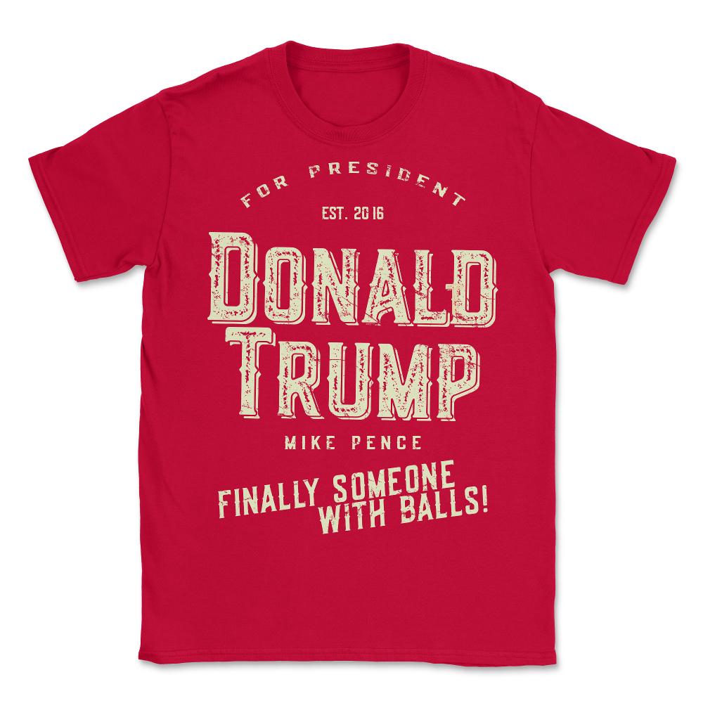 Donald Trump Mike Pence 2016 Retro - Unisex T-Shirt - Red