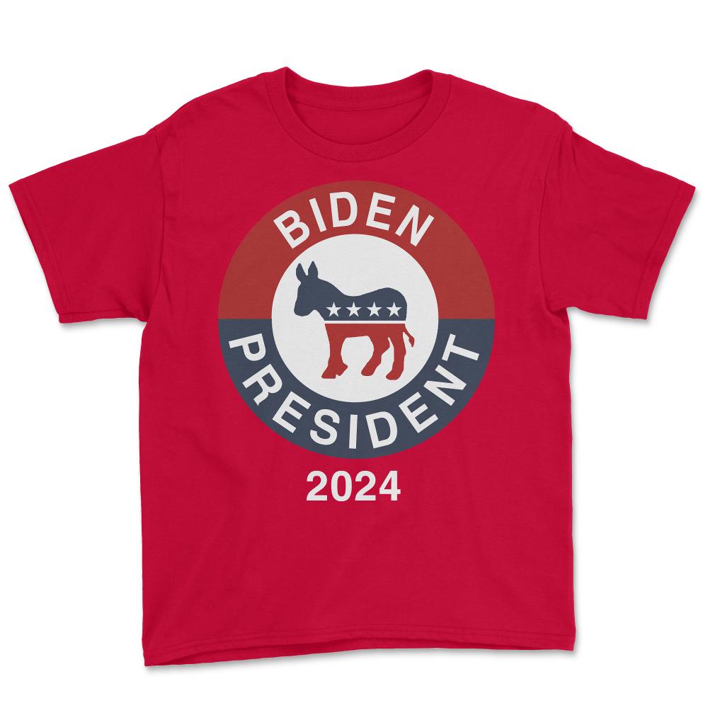 Biden For President 2024 - Youth Tee - Red