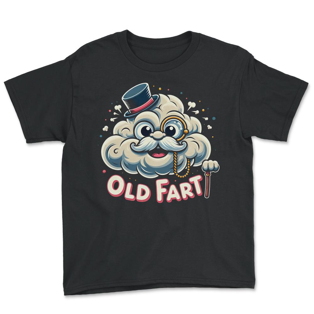 Old Fart Funny - Youth Tee - Black