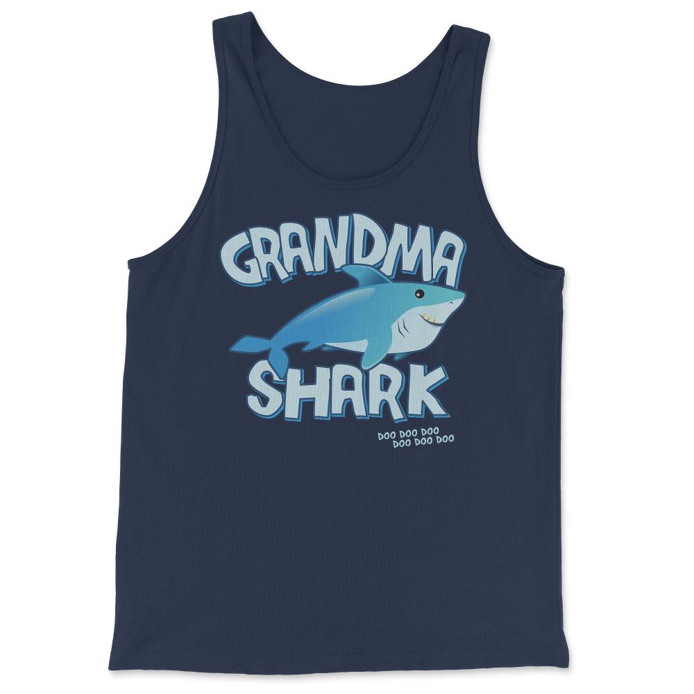 Grandma Shark Doo Doo Doo - Tank Top - Navy