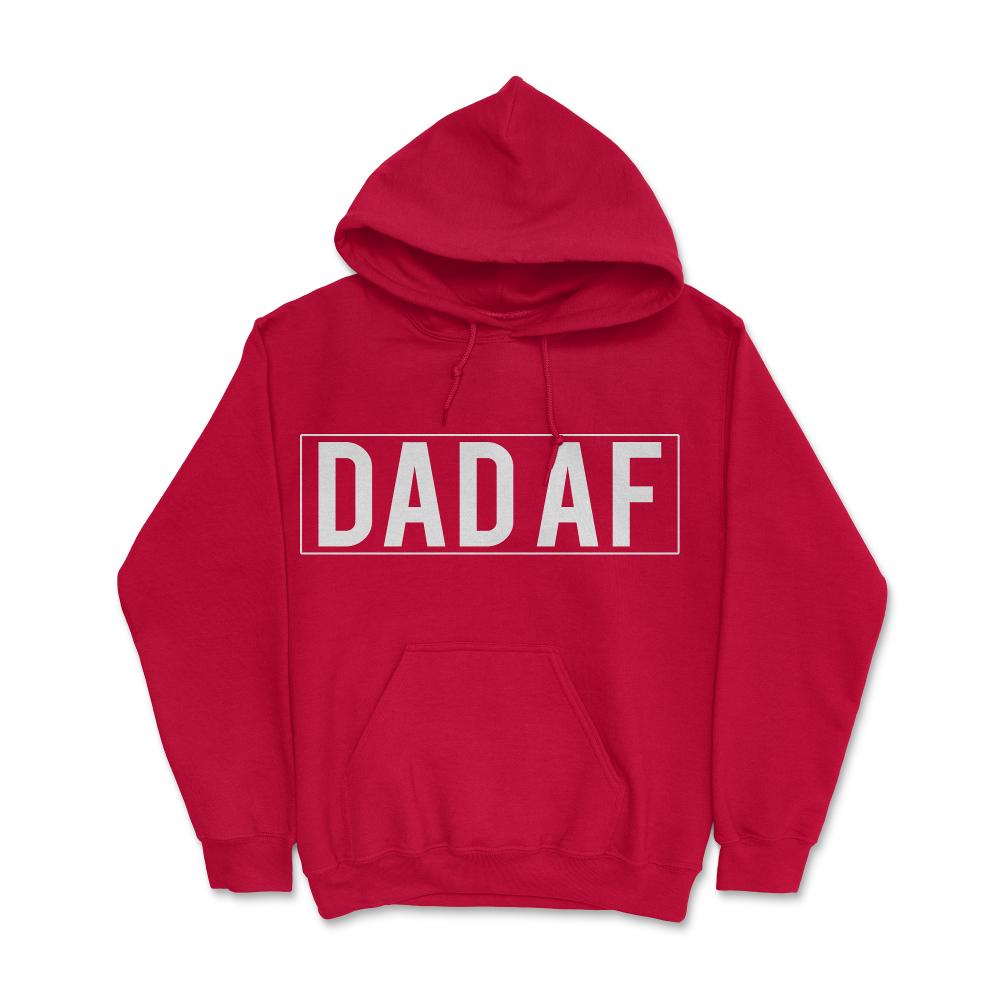 Dad Af - Hoodie - Red
