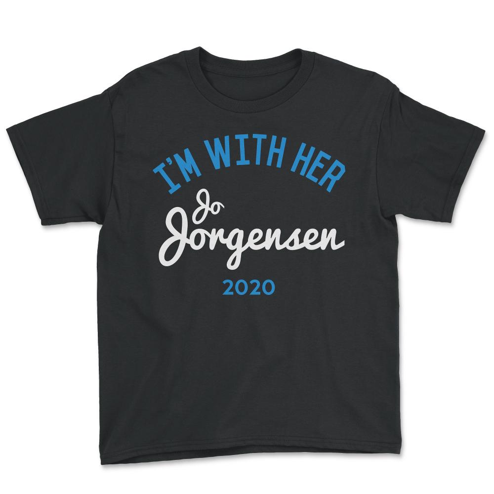 I'm With Her Jo Jorgensen Libertarian President 2020 - Youth Tee - Black