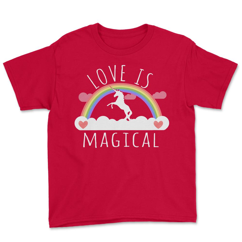Love Is Magical - Youth Tee - Red
