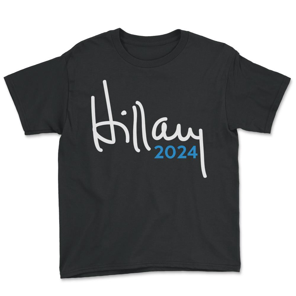 Hillary Clinton for President 2024 - Youth Tee - Black