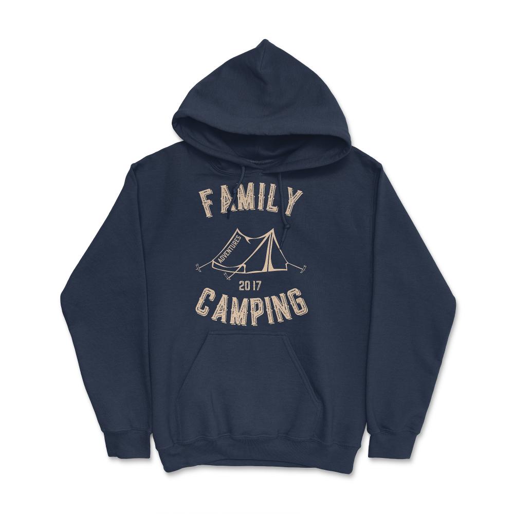 Family Camping Adventures 2017 - Hoodie - Navy