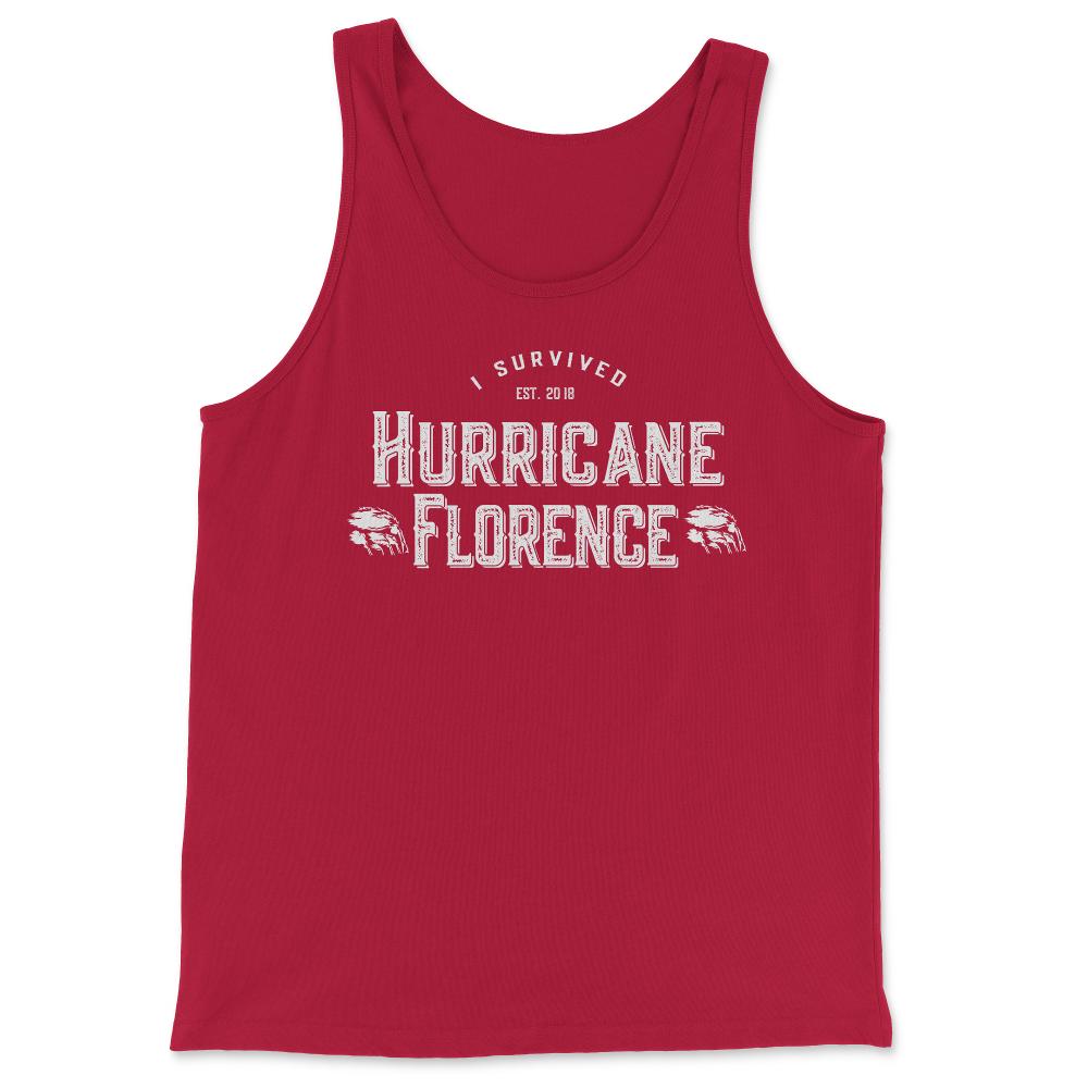 I Survived Hurricane Florence 2018 - Tank Top - Red