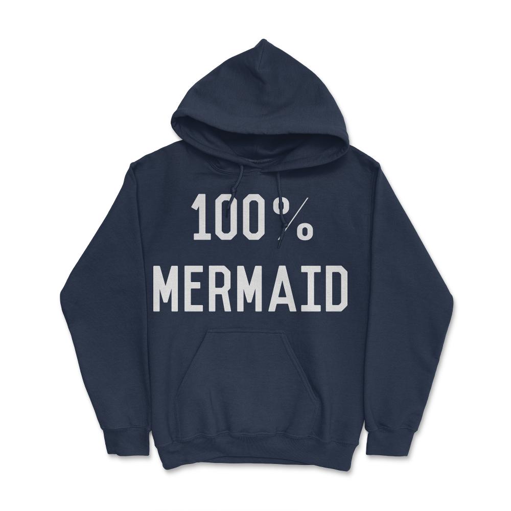 100% Mermaid - Hoodie - Navy
