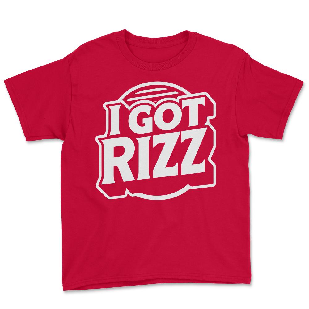 I Got Rizz - Youth Tee - Red