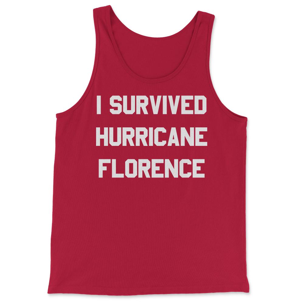 I Survived Hurricane Florence - Tank Top - Red