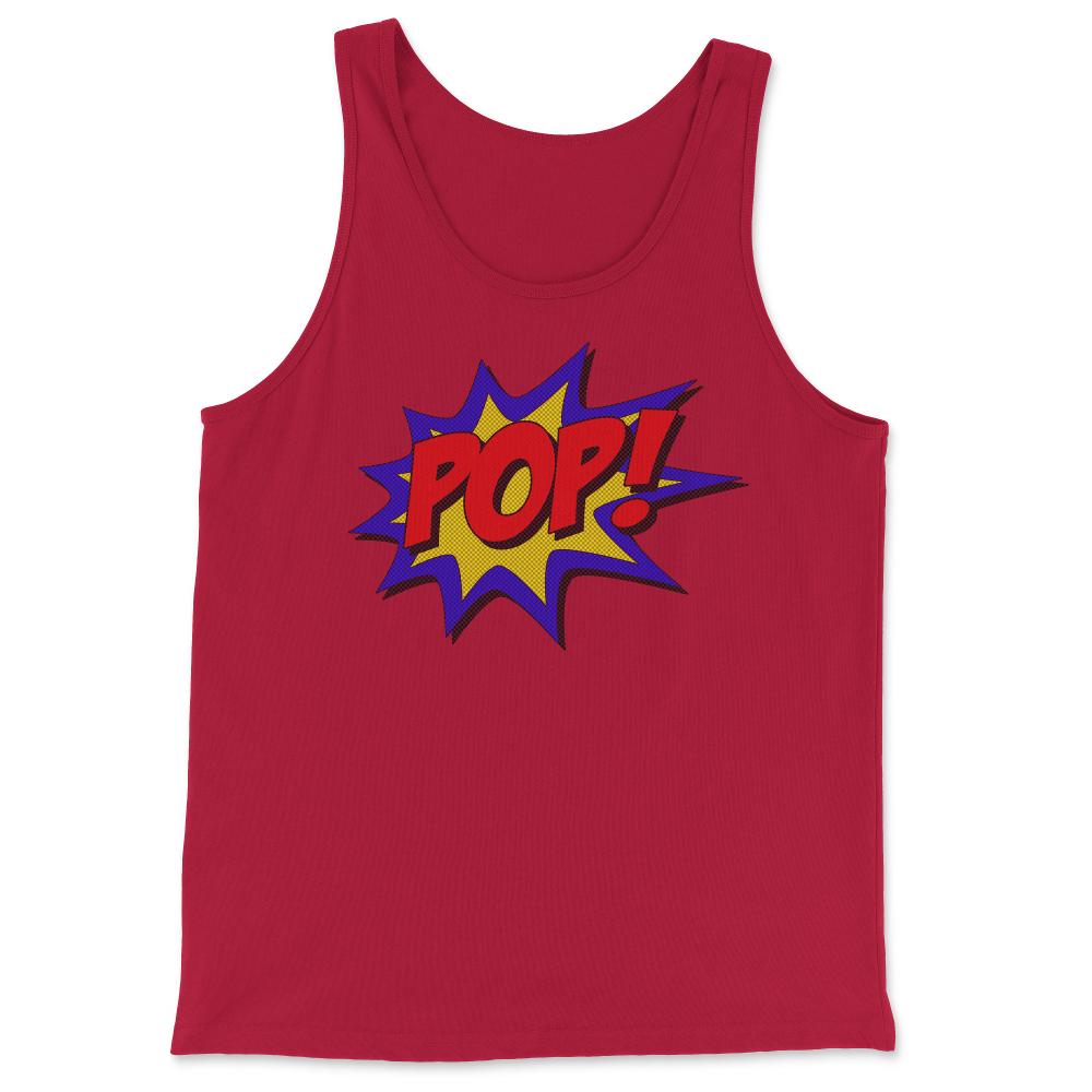 Superhero Pop - Tank Top - Red